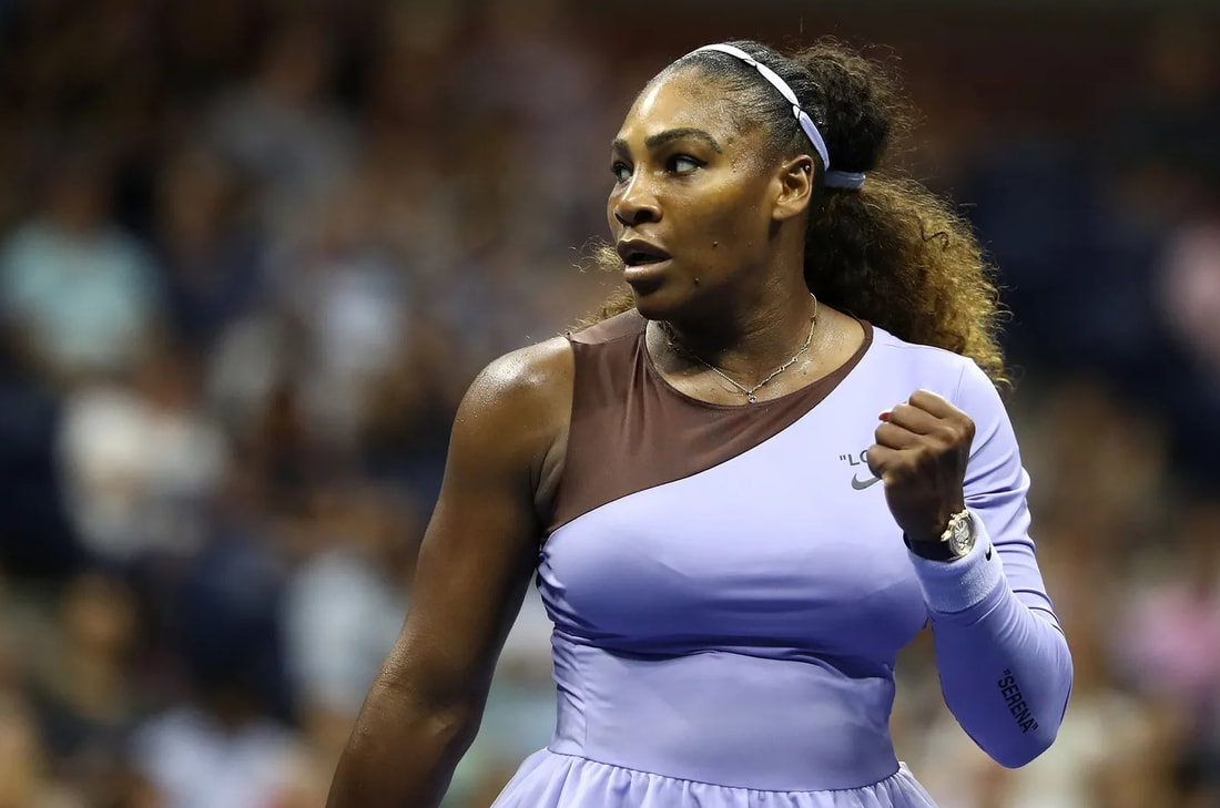 Photo of Serena Williams from the Associated Press.